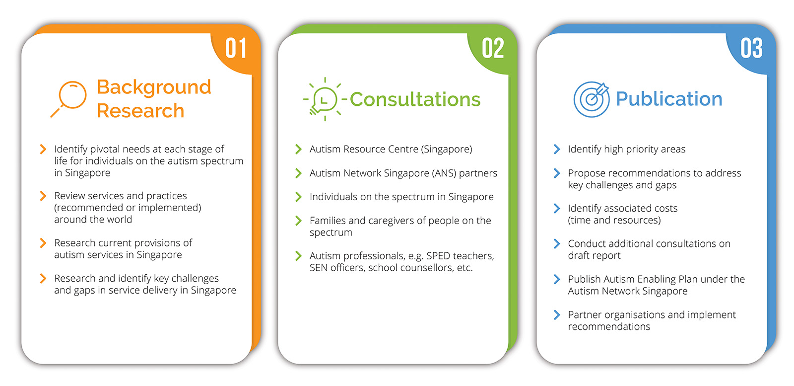Development Process for the Autism Enabling Masterplan